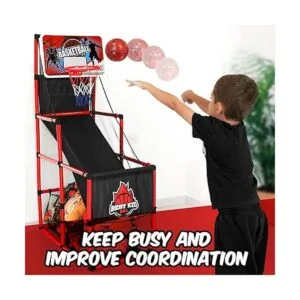 BESTKID BALL Arcade Aro de baloncesto para niños juego_2