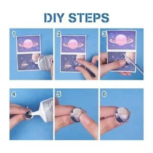 PH PandaHall Juego de 24 gemelos de latón de 3 colores_5