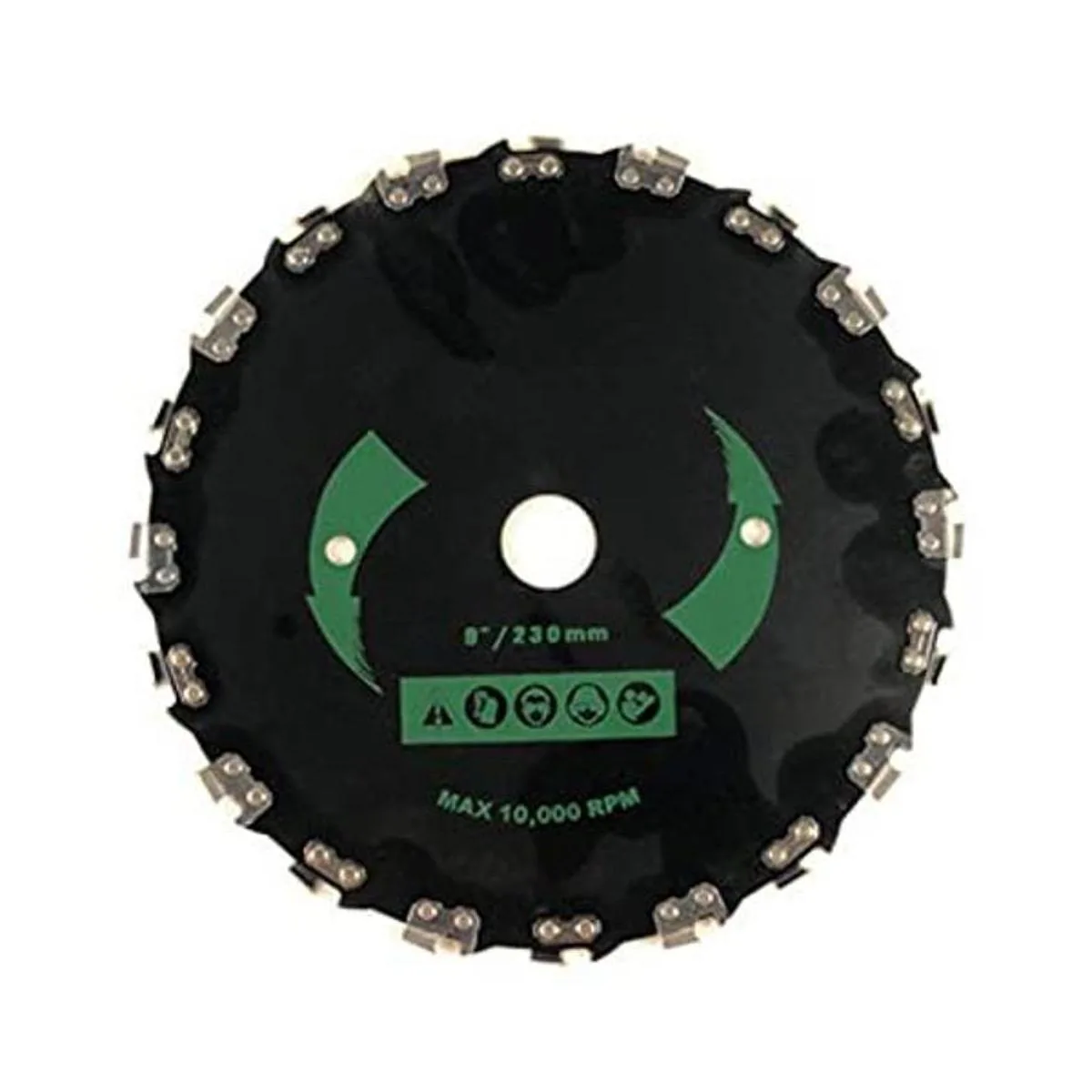 Liyyoo Cortador de cepillo para motosierra de dientes de_1