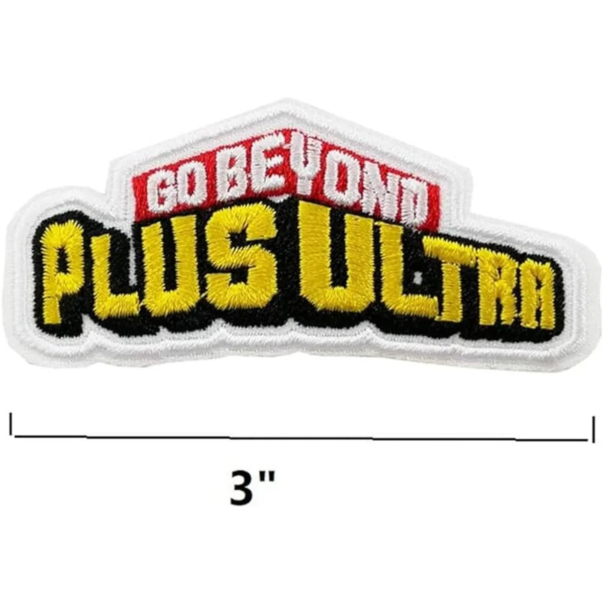 Go Beyond Plus Parche bordado para planchar o coser en_2