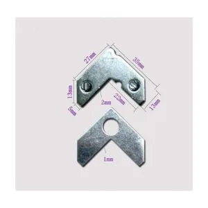 1 juego de 18 marcos de fotos de metal Soporte de ángulo