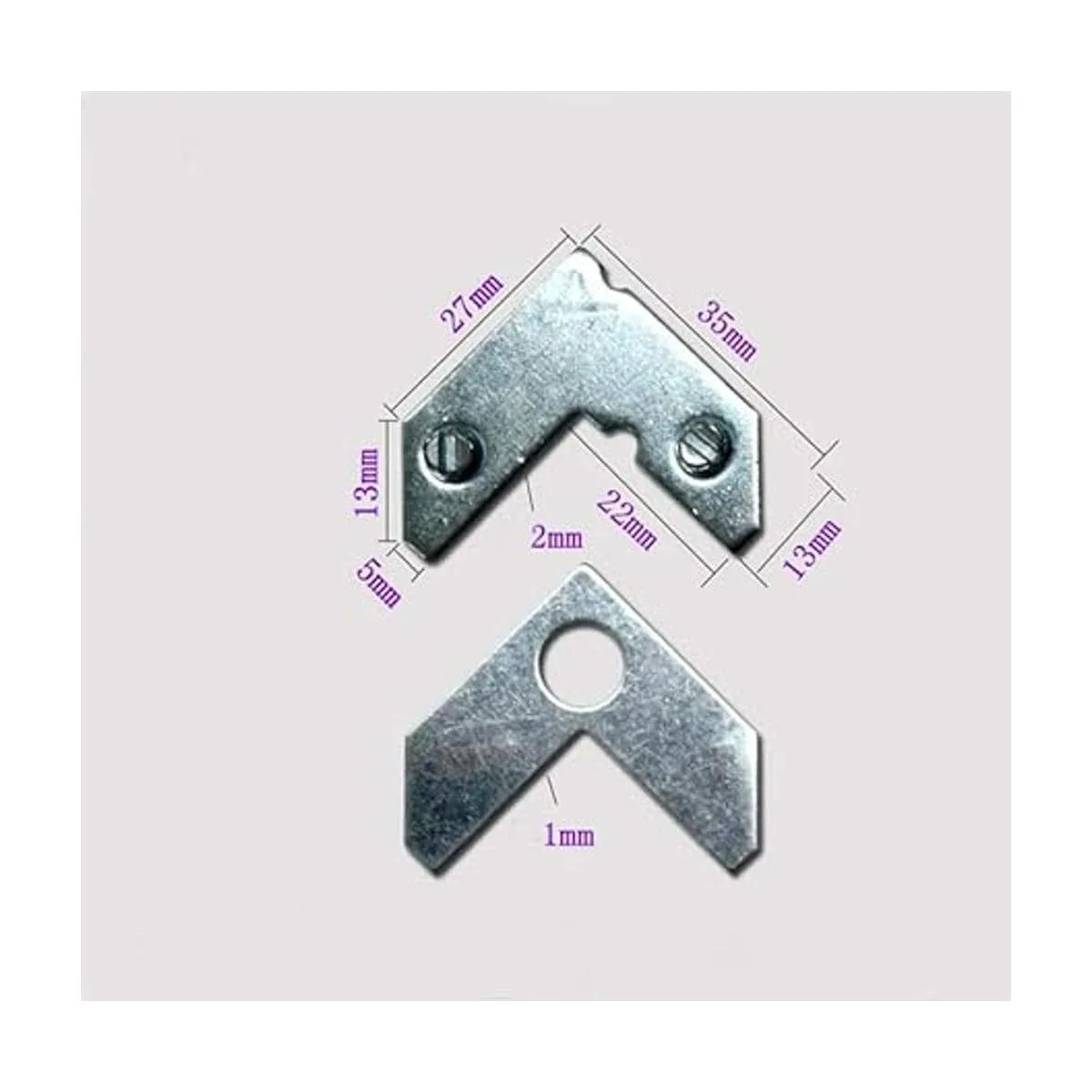 1 juego de 18 marcos de fotos de metal Soporte de ángulo