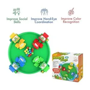 Juego de mesa Hungry Frogs Juego intenso de reflejos_4