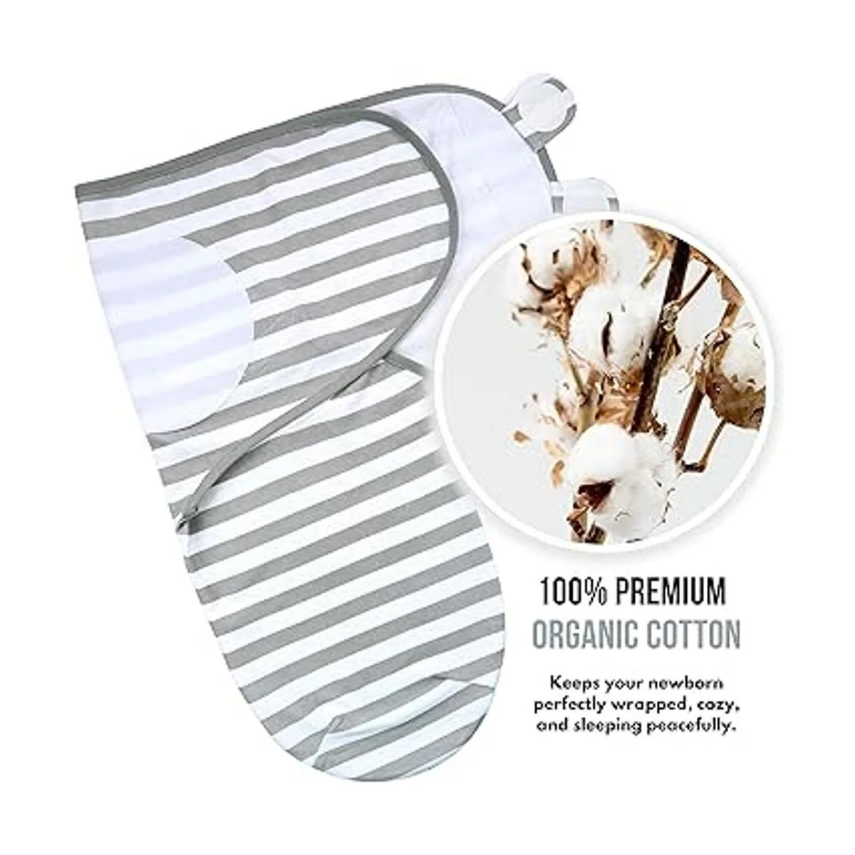 Conjunto de mantas para envolver a bebés y recién nacidos_2