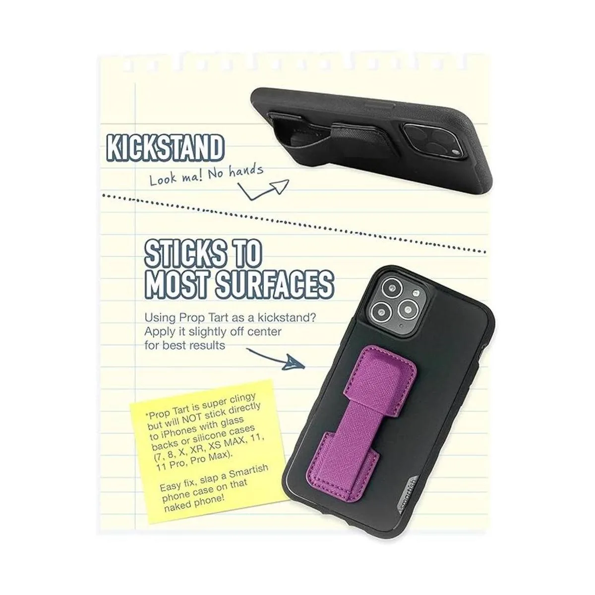 Smartish Prop Tart Agarre y soporte plegable de ajuste_6