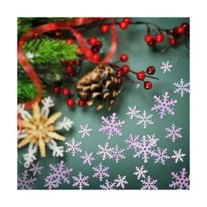 Confeti de copos de nieve Konsait 300 unidades_3