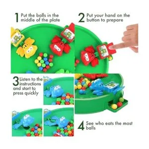 Juego de mesa Hungry Frogs Juego intenso de reflejos_2