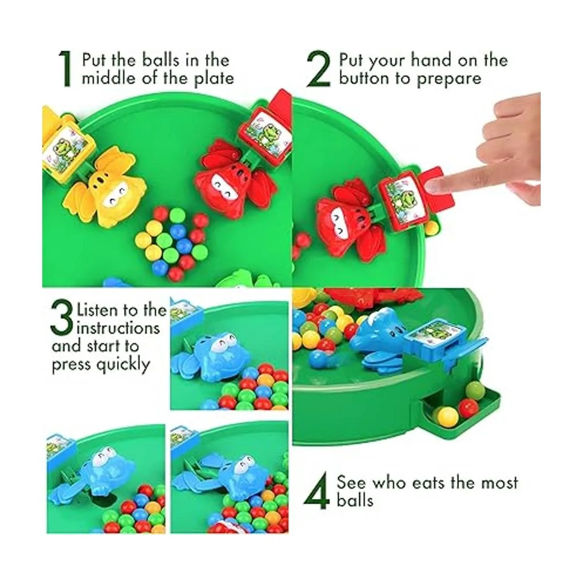 Juego de mesa Hungry Frogs Juego intenso de reflejos_2