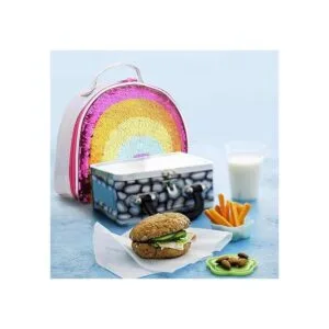 Eoncore Bolsa de almuerzo aislada Bento Box reversible con
