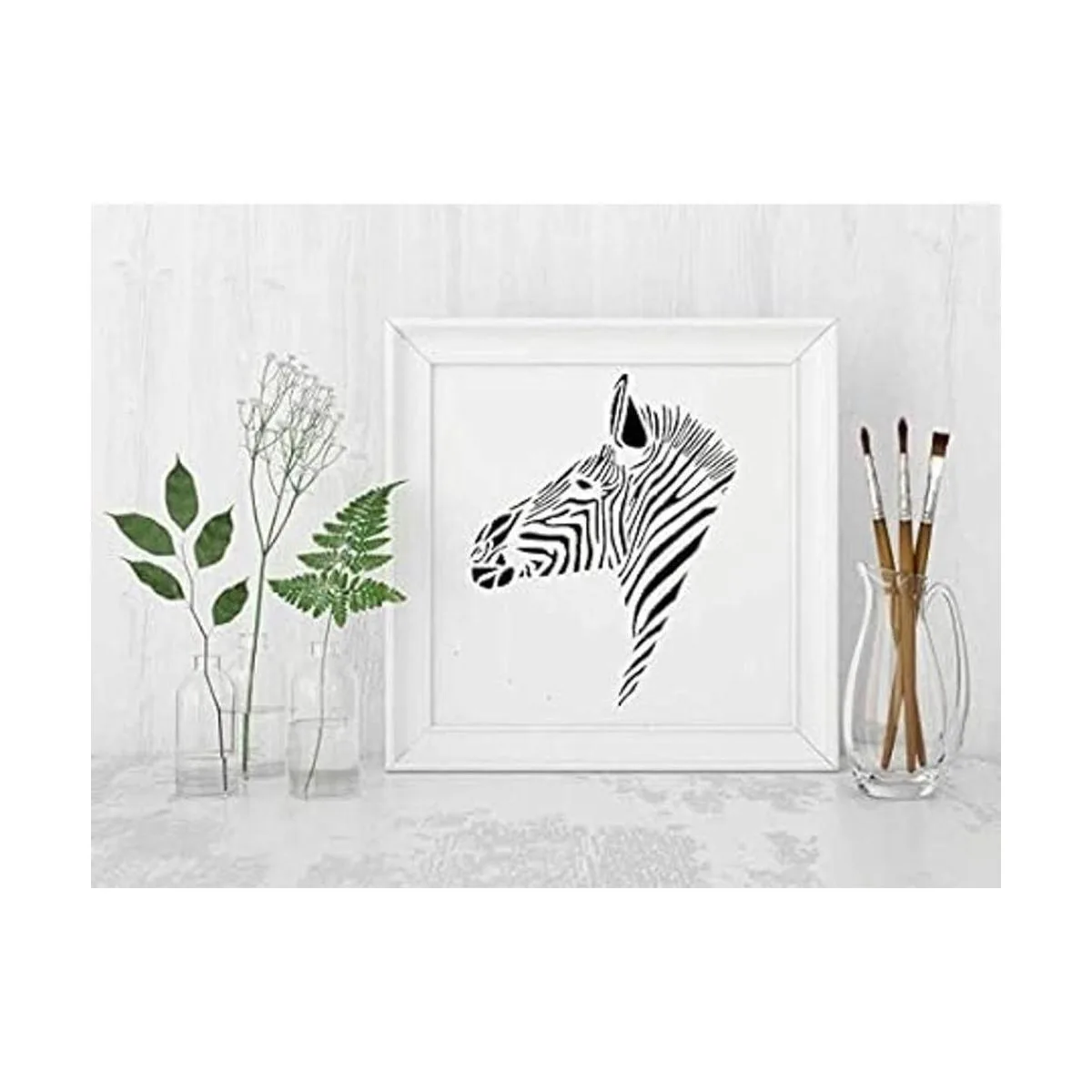 OBUY Plantillas para pintar sobre madera tela paredes_4