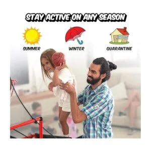 BESTKID BALL Arcade Aro de baloncesto para niños juego_5