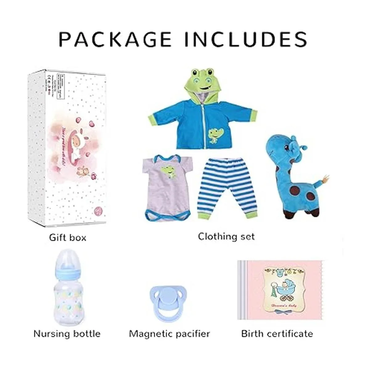 CHAREX Muñecas de bebé Reborn realistas realistas con_6