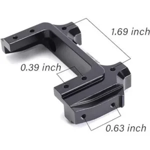 SCX10 Soporte para servo delantero de metal para 110 RC_4