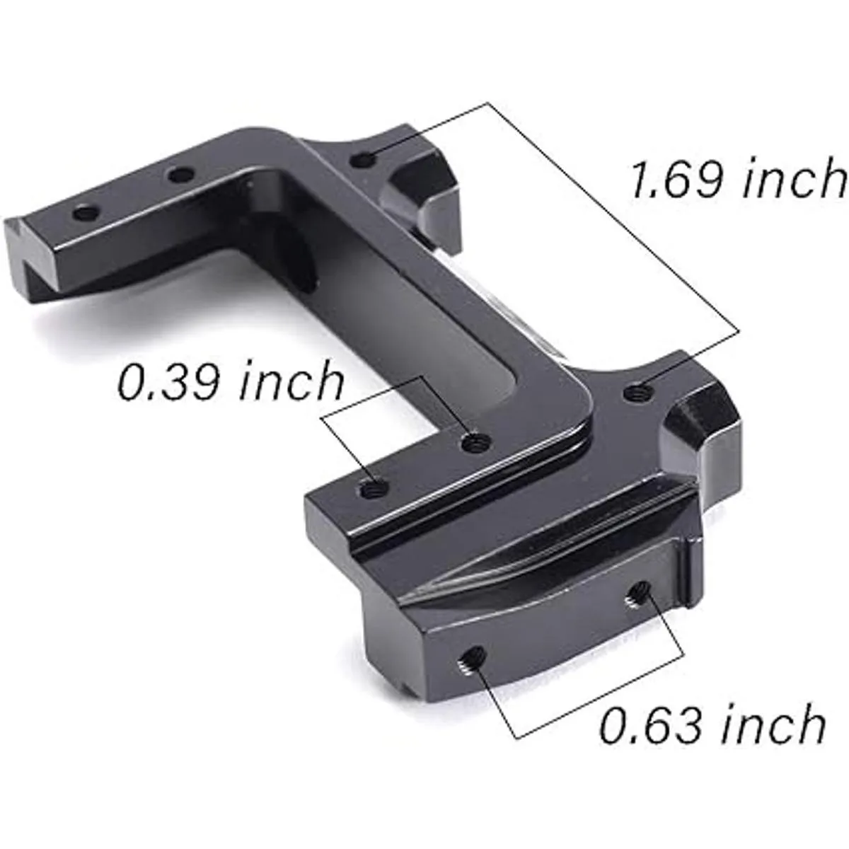 SCX10 Soporte para servo delantero de metal para 110 RC_4