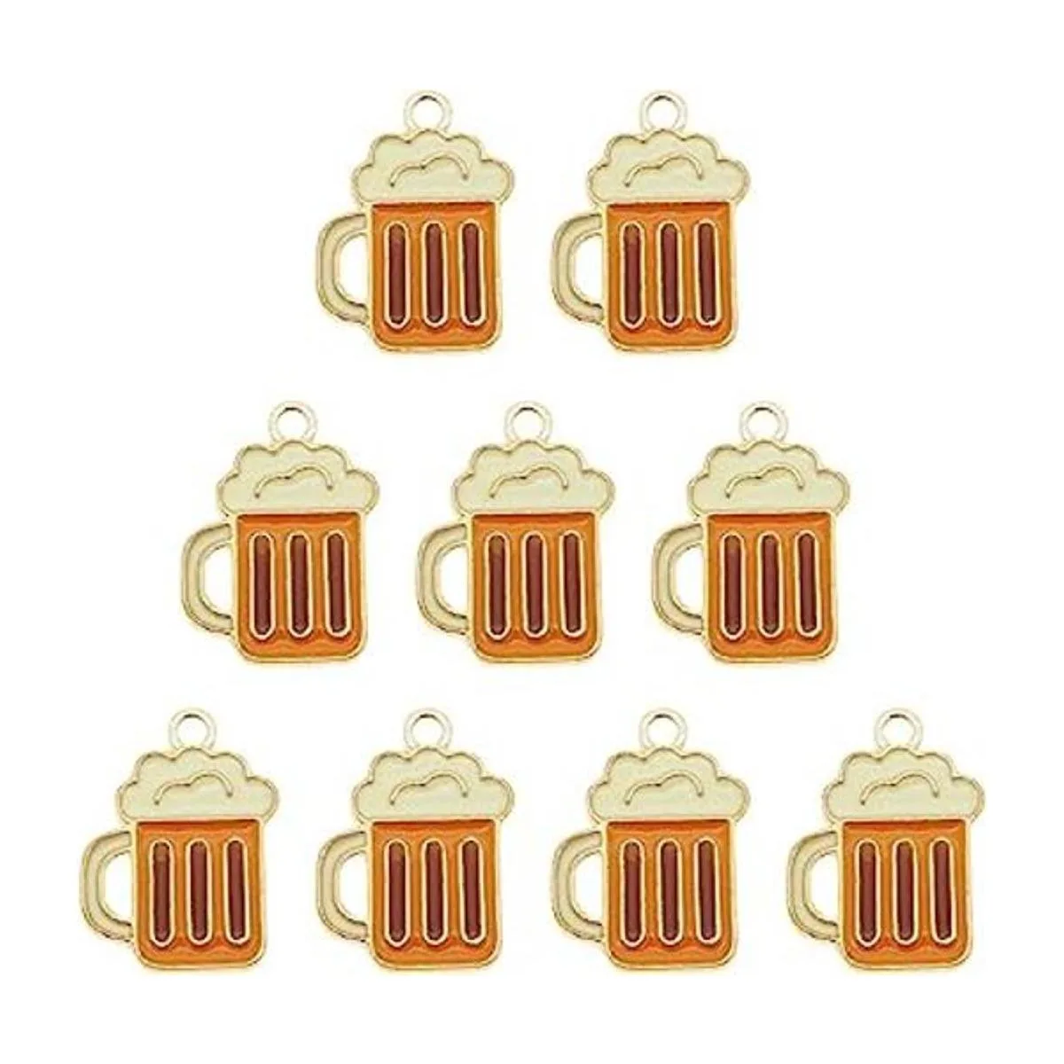 JJJGQAZ Juego de 20 colgantes esmaltados con diseño de_1