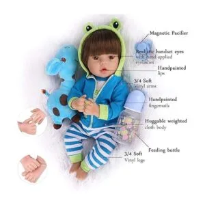 CHAREX Muñecas de bebé Reborn realistas realistas con_5