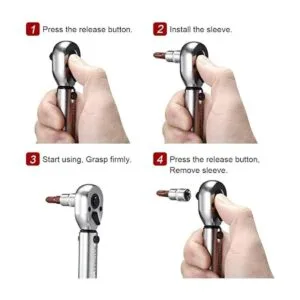 BULLTOOLS Llave dinamométrica de doble dirección de 14