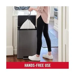 Rubbermaid Elite Bote de basura doble hecho de acero_2
