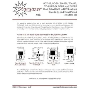 Stargazer 25 unidades de doble cara SMD a DIP paquete de_4