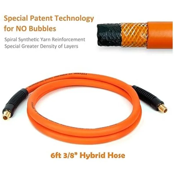 FYPower Kit de manguera de aire híbrida de plomo de 10
