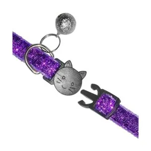 KUDES Juego de 8 collares de gato con campanilla para