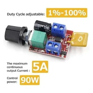 Controlador de velocidad de motor RioRand DC 3 V 6 V 12 V