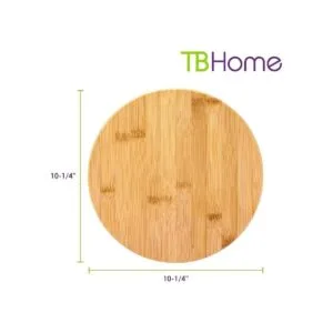 TB Home Base giratoria Lazy Susan de bambú