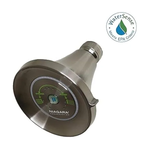 Niagara Conservation Cabezal de ducha fijo N3915BN de 1.5_3