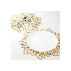 Snowkingdom Juego de 12 manteles individuales de vinilo_3