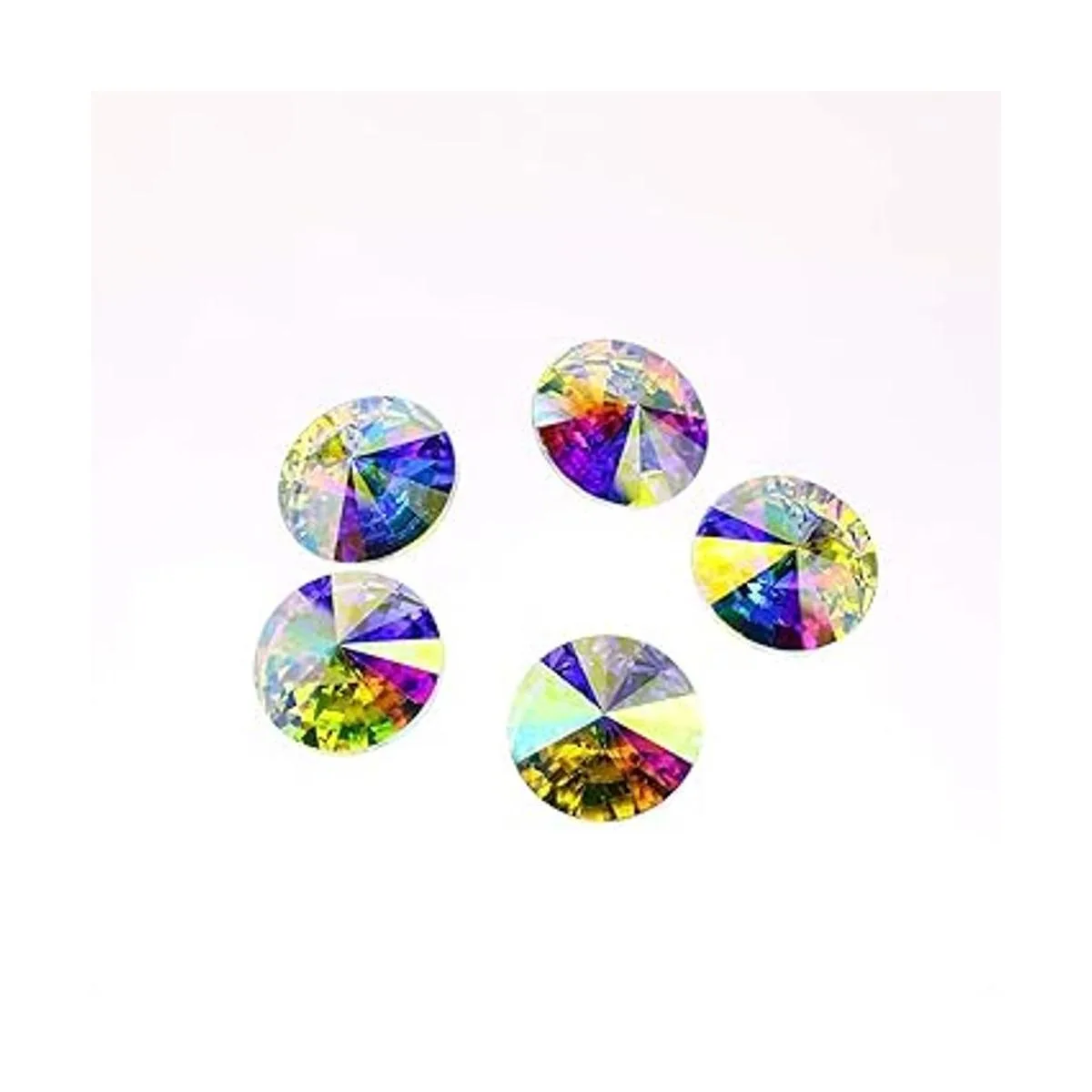 DONGZHOU 100 piezas de cristal AB con forma de mezcla_5