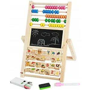 Multifunción Abacus Learning Stand Madera Montessori_1