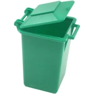 Nuanmu Juego de basura pequeño de 3 colores estilo 4