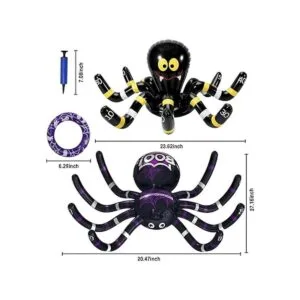 Max Fun Juego de 2 anillos inflables de Halloween para_2