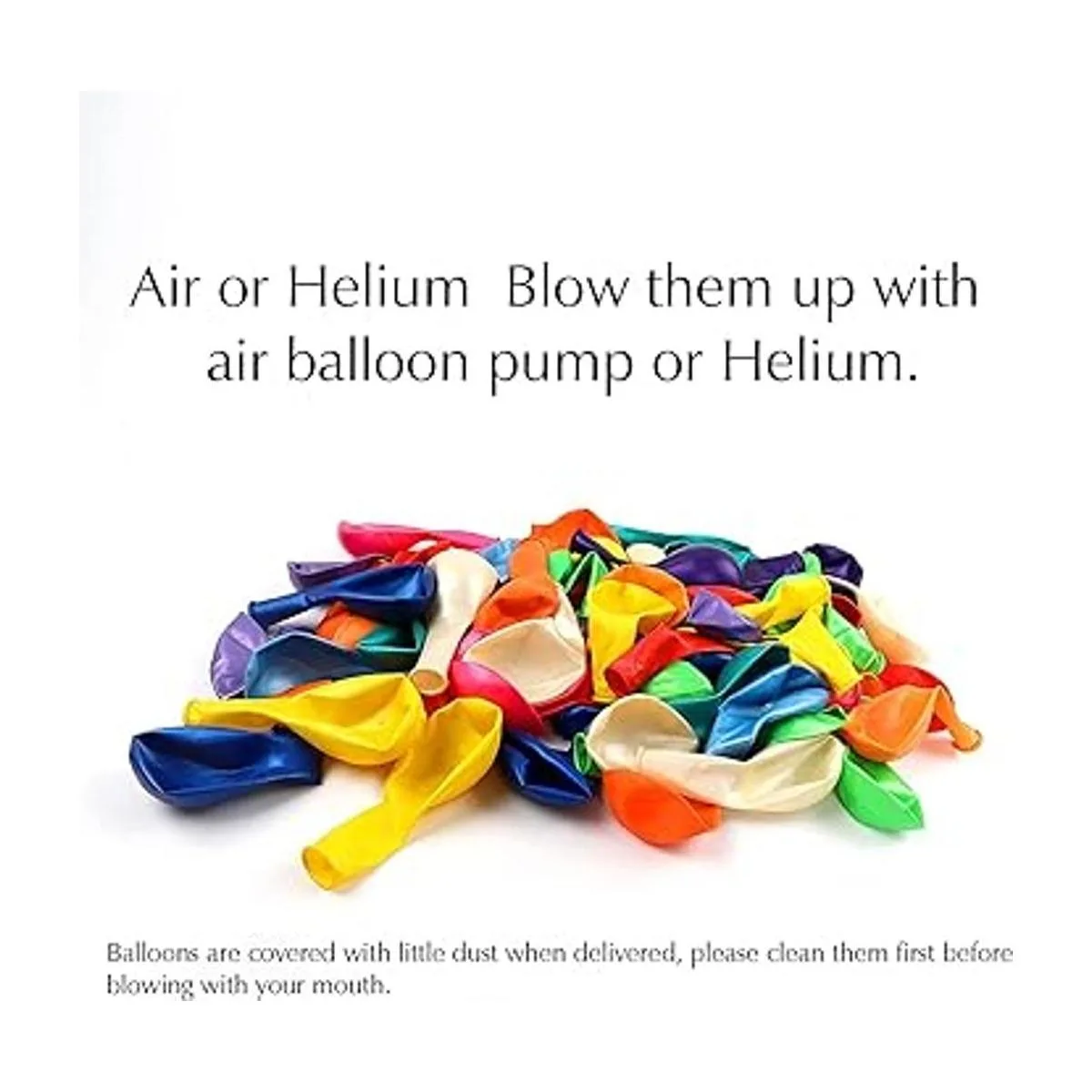 RUBFAC 120 globos de látex de arcoíris de 12 pulgadas 12_3