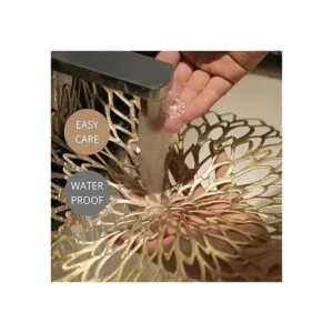 Snowkingdom Juego de 12 manteles individuales de vinilo_5