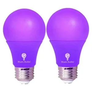 BlueX Paquete de 2 bombillas LED A19 9 W equivalente a_1