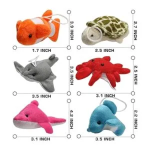 Paquete de 25 mini juguetes de peluche de animales del_5