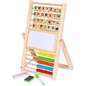 Multifunción Abacus Learning Stand Madera Montessori_3