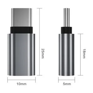 Basesailor Adaptador de extensión USB tipo C paquete de_5