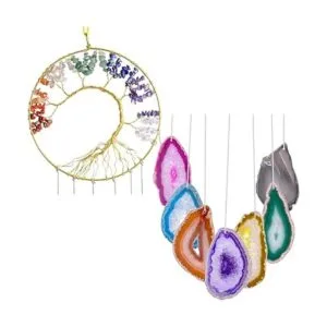 Rockcloud Colgador de pared con cristales de curación_4