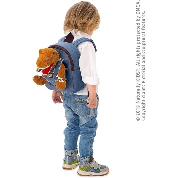 Naturally KIDS Mochila pequeña de dinosaurio juguetes de_6