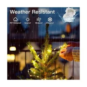 Homemory 200 luces LED de hadas largas que funcionan con_4