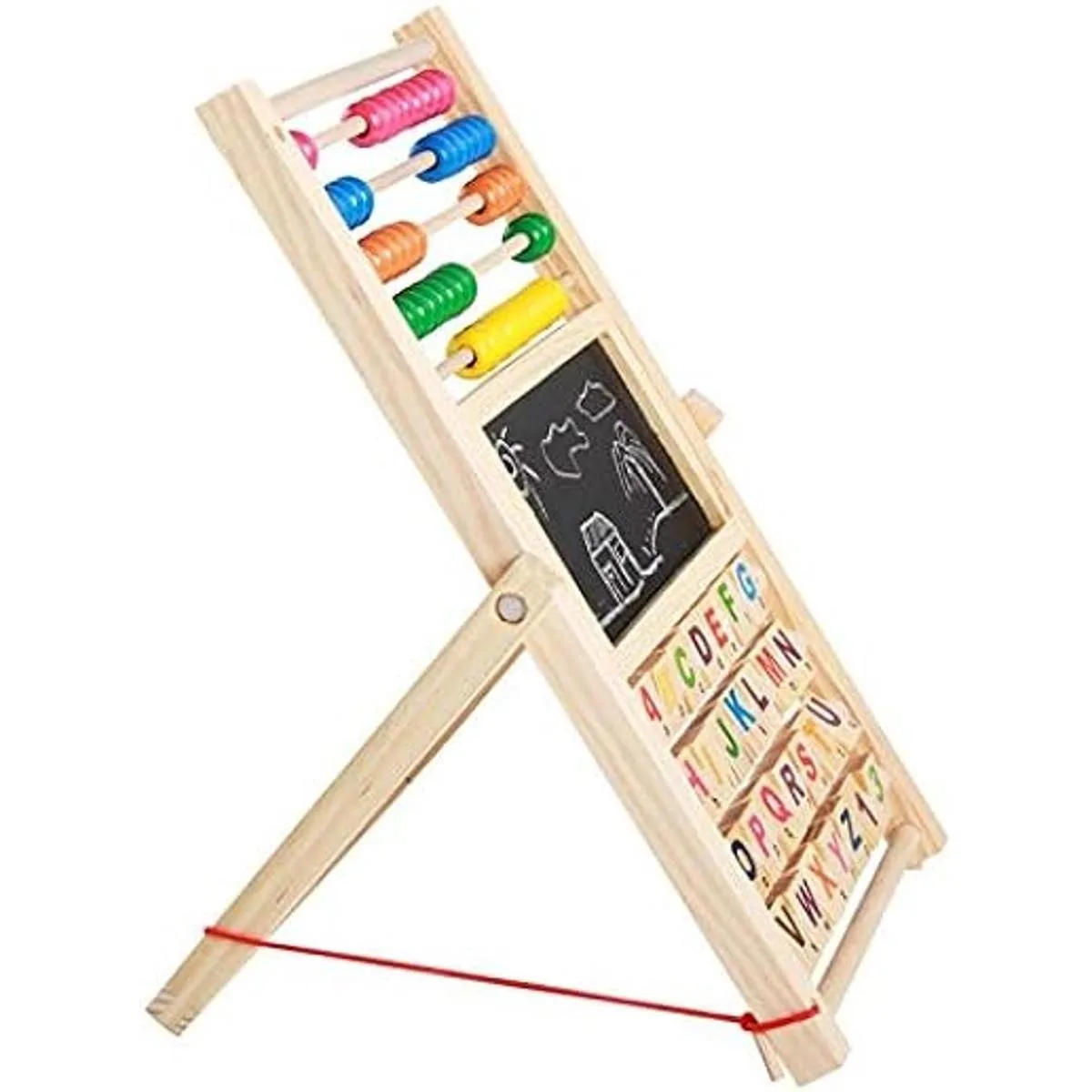 Multifunción Abacus Learning Stand Madera Montessori_4