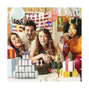 KPOSIYA Paquete de 100 cajas de regalo de 2 x 2 pulgadas