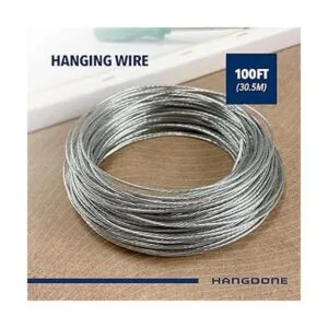 HangDone Picture Hanging Wire 6 100Feet Supports up to_2