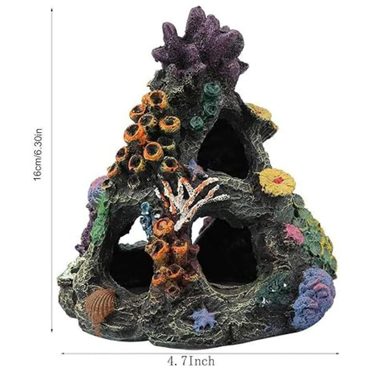 PINVNBY Decoración de acuario de coral para peces de