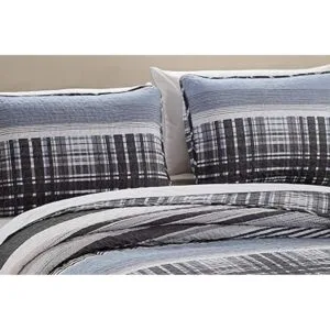 Better Home Style Juego de colcha reversible de 3 piezas_2