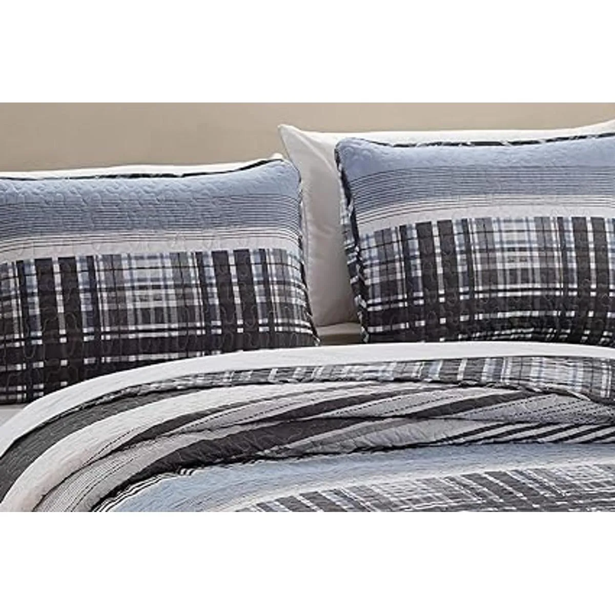 Better Home Style Juego de colcha reversible de 3 piezas_2