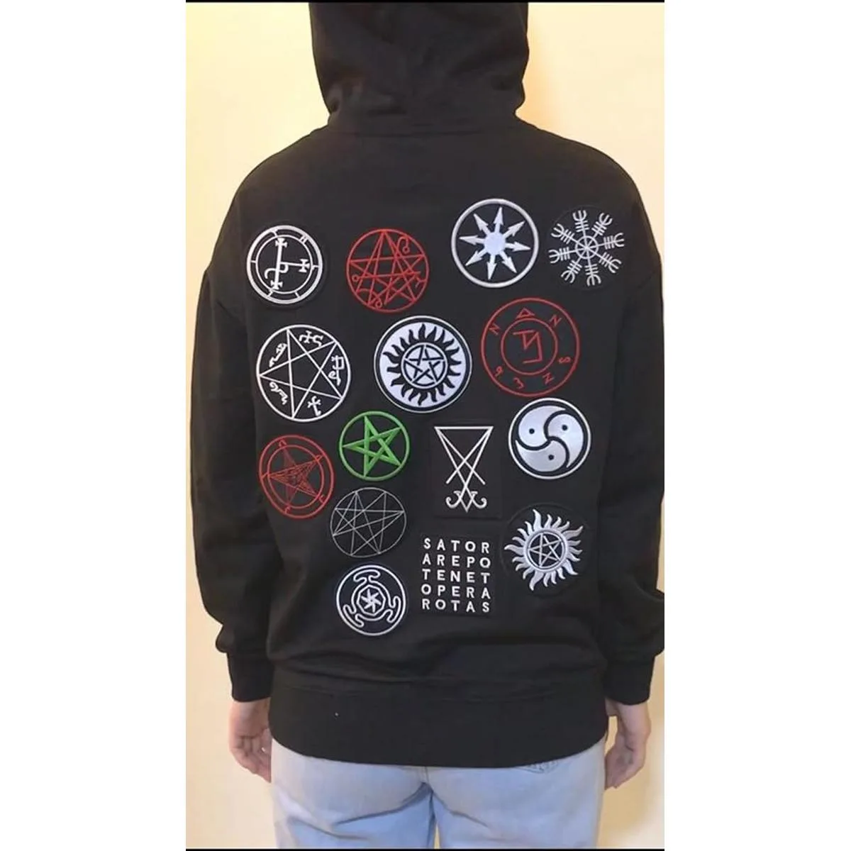 Sigil Seal of Lucifer Parche bordado para planchar diseño_4