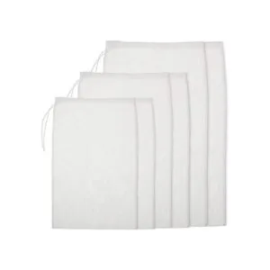 6 paquetes de bolsas reutilizables de malla fina de nailon